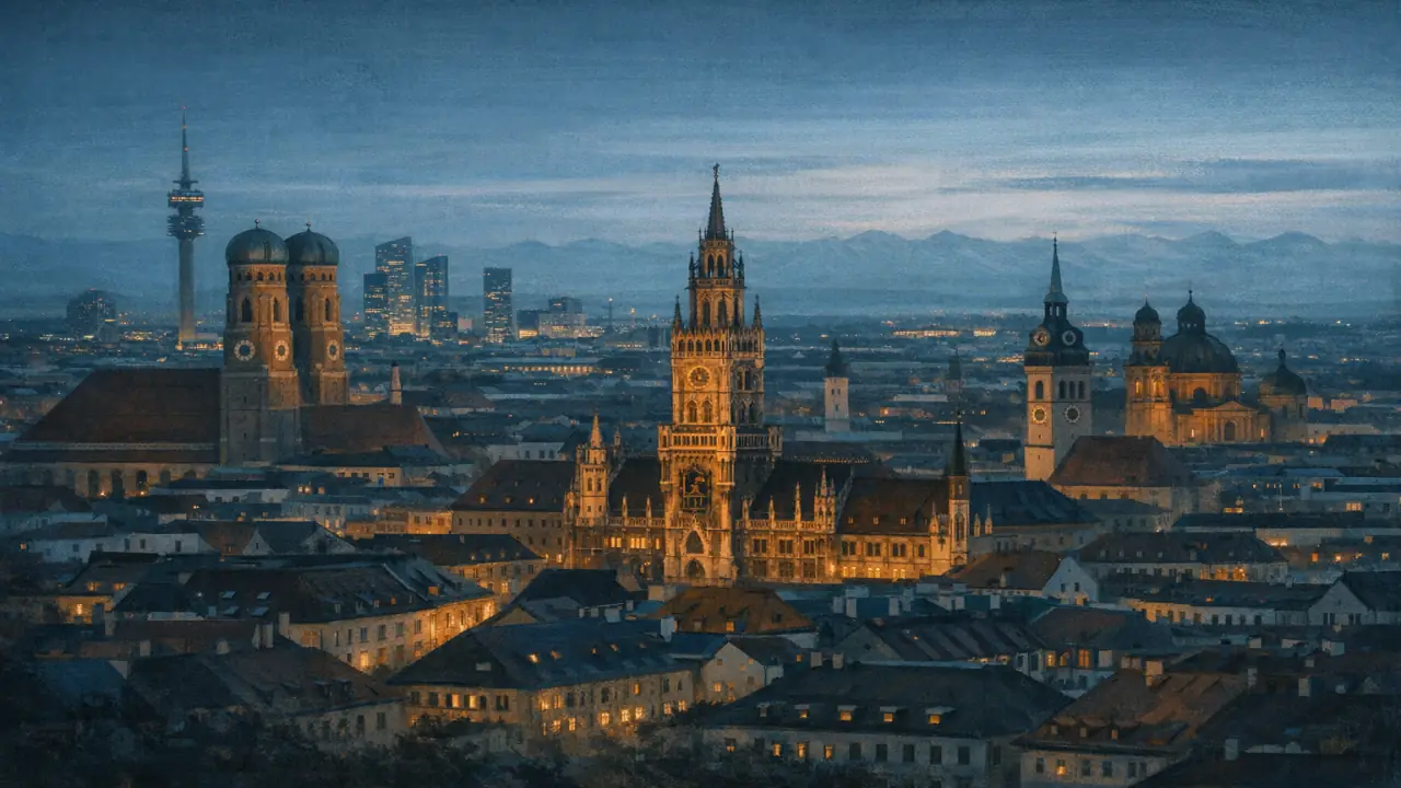 Stylized city cover for Berlin