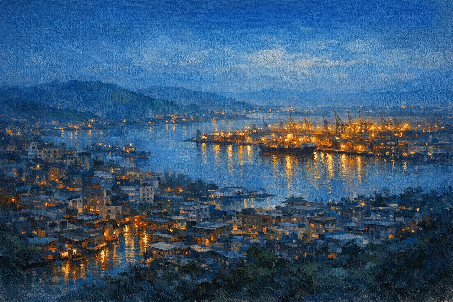 Stylized city cover for Chittagong