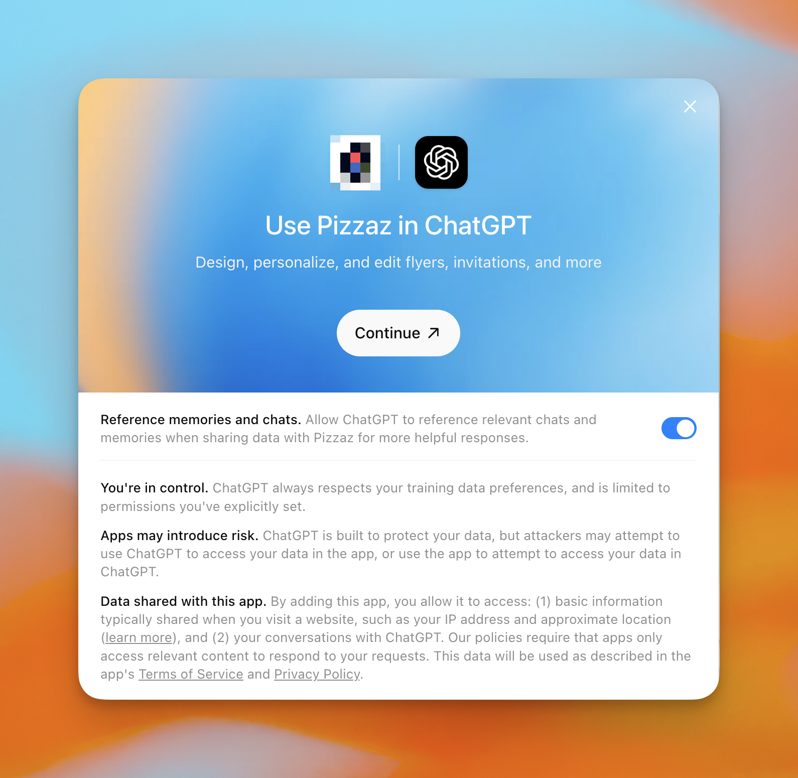 Memory settings in ChatGPT