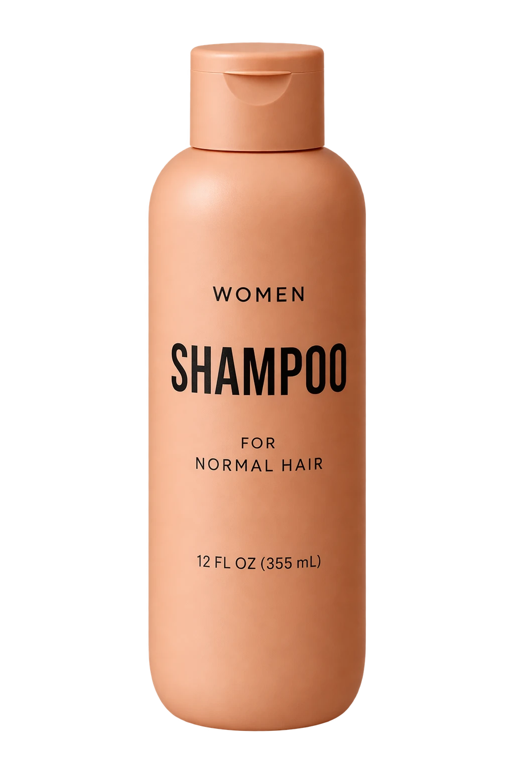 Isolated shampoo bottle from the original example — GPT Image 2.5 Flare