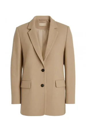 Beige jacket used as a clothing reference