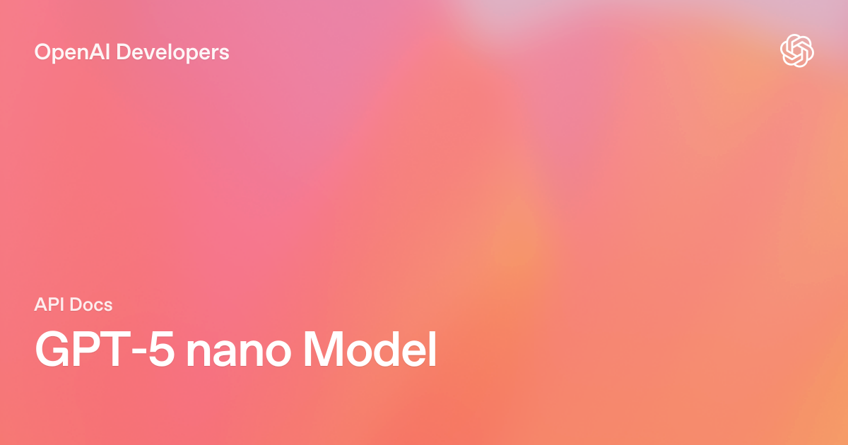 GPT-5 nano website preview