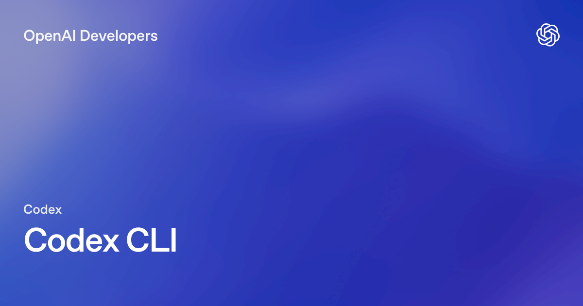 CLI – Codex | OpenAI Developers