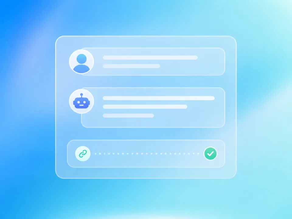 A Slack mention connected to a persistent Agents API session.