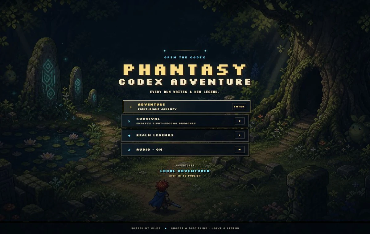 Phantasy Codex Adventure
