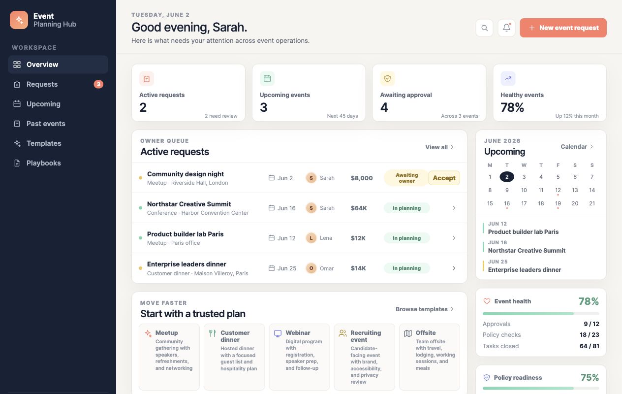 Event Planning Hub
